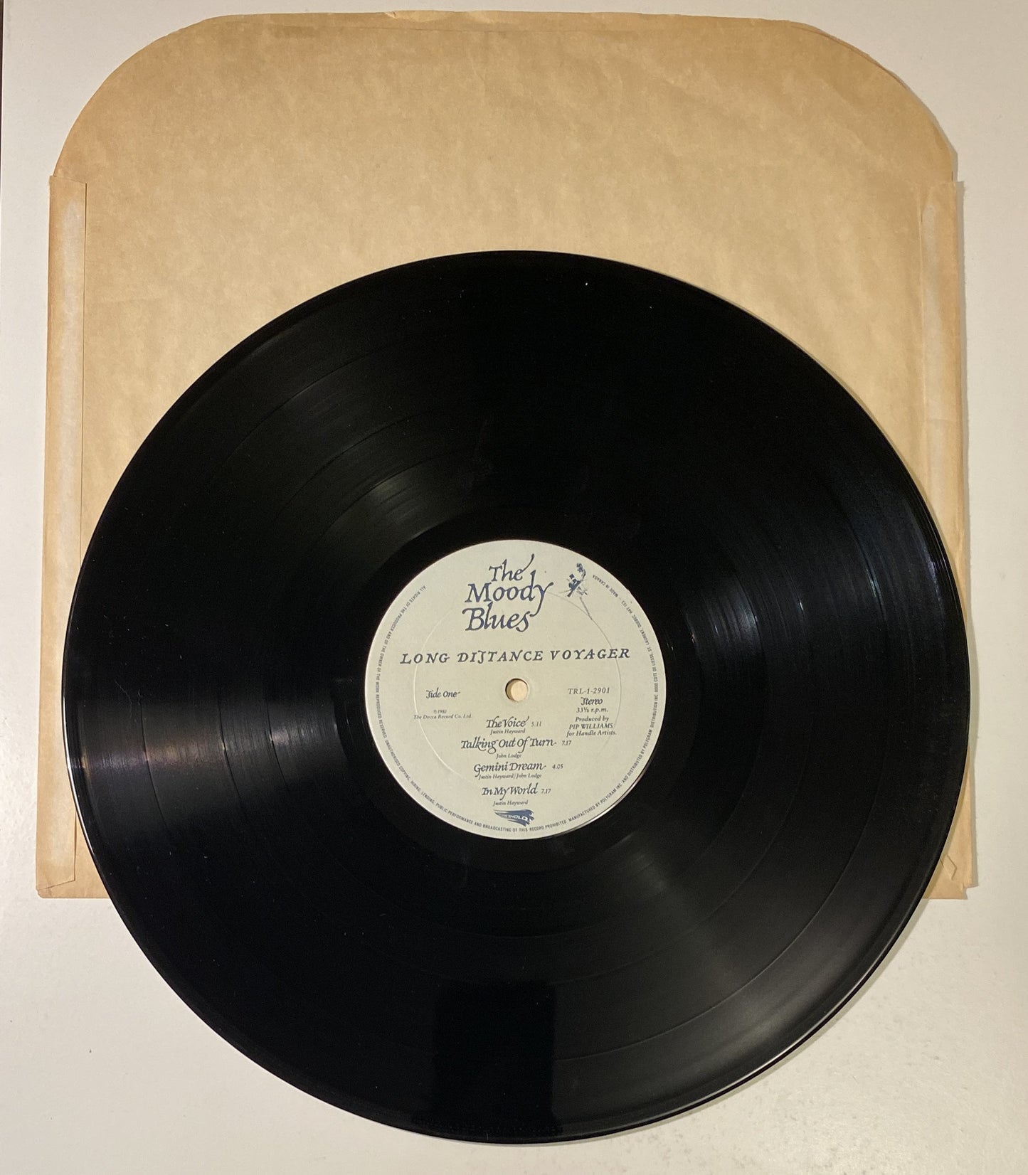 Moody Blues - Long Distance Voyager 1981 Vinyl LP Record