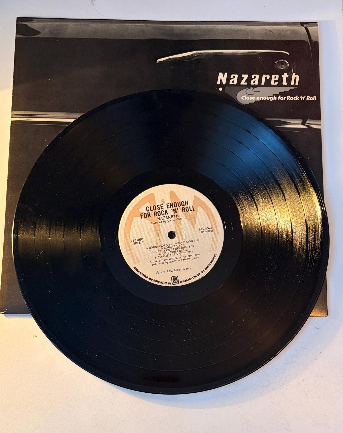 Nazareth - Close Enough For Rock and Roll 1976 Vinyl Record