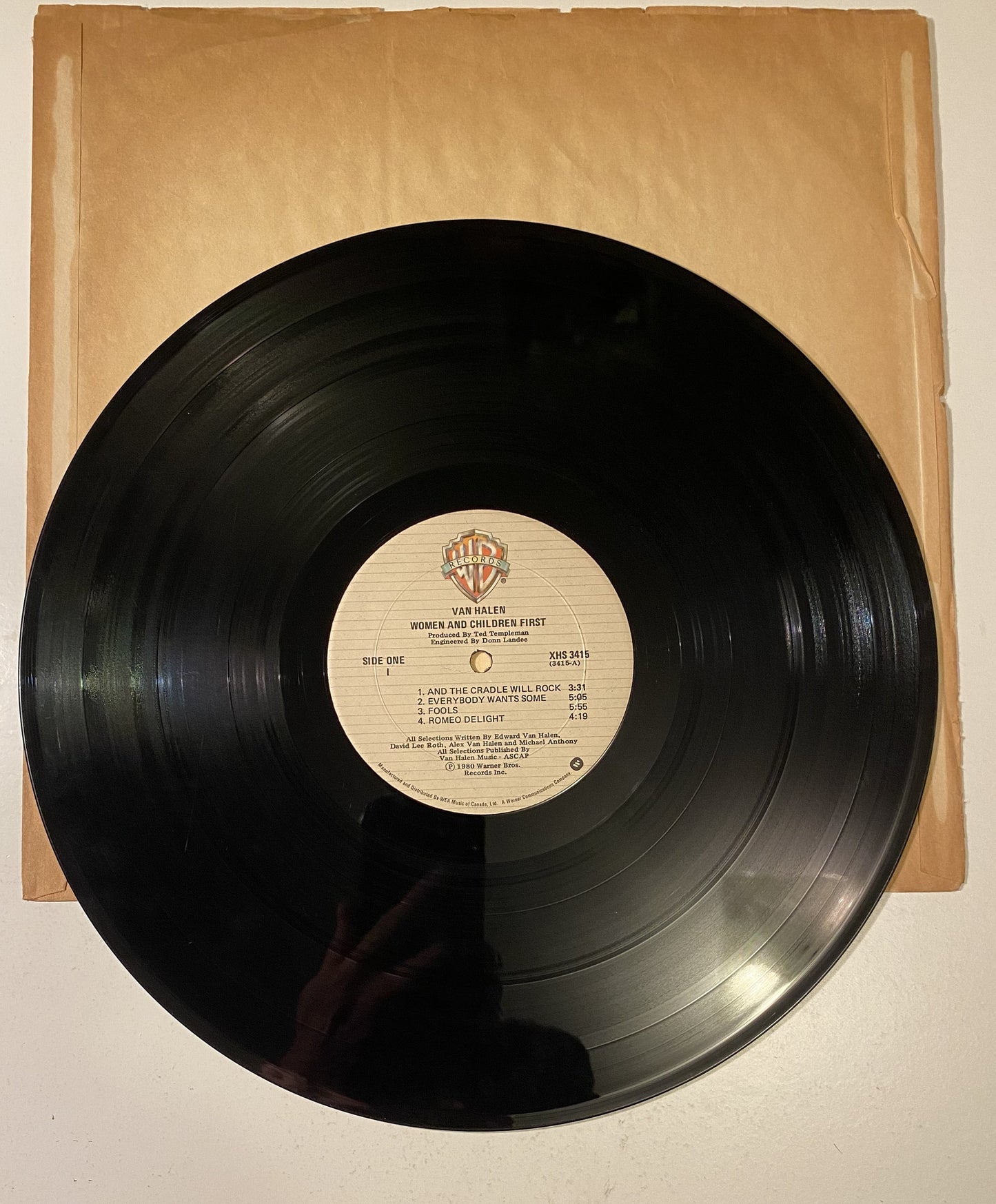 Van Halen - Women and Children First - 1982 Vinyl LP