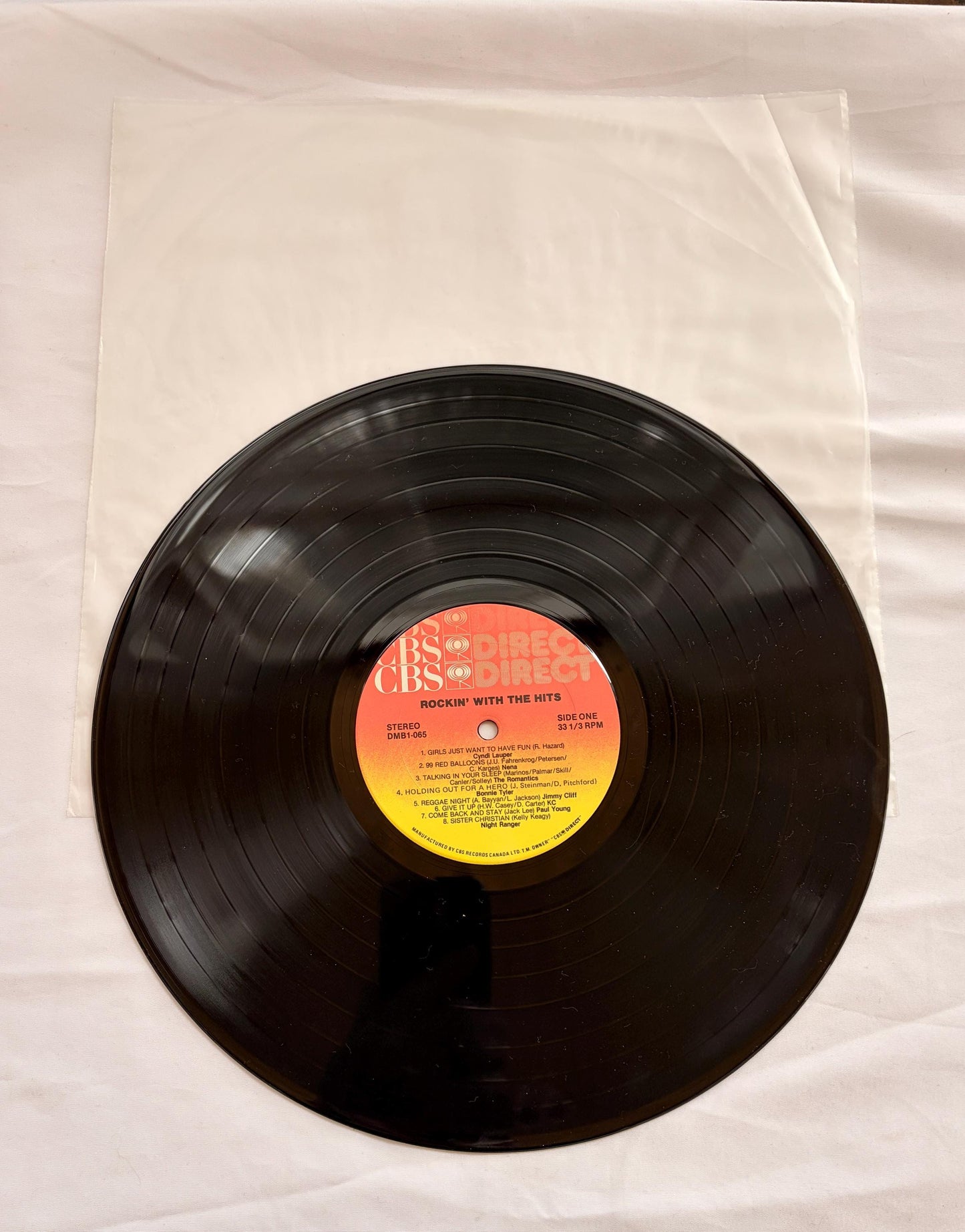 Various - Rockin With the Hits, Billy Joel, Cyndi Lauper, Nena, Weird Al, 1984 Vinyl Record