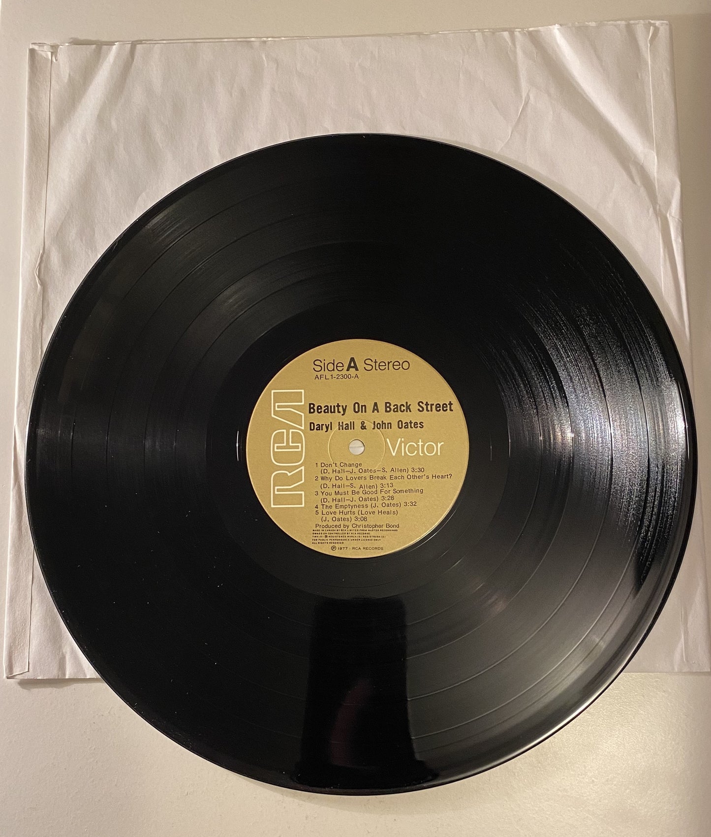 Hall & Oates - Beauty on a Back Street - 1977 Vinyl LP