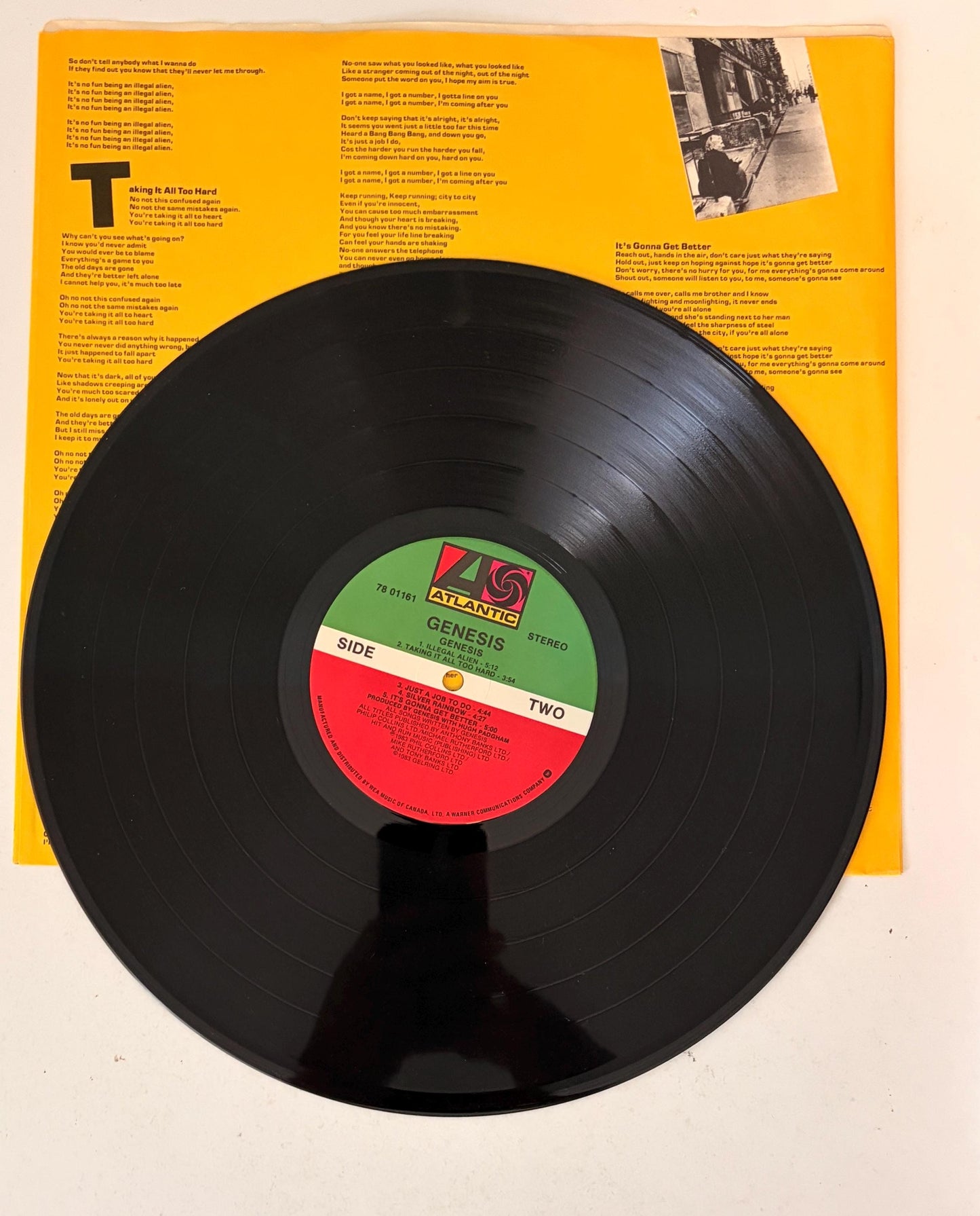 Genesis - Self Titled 1983 Vinyl Record