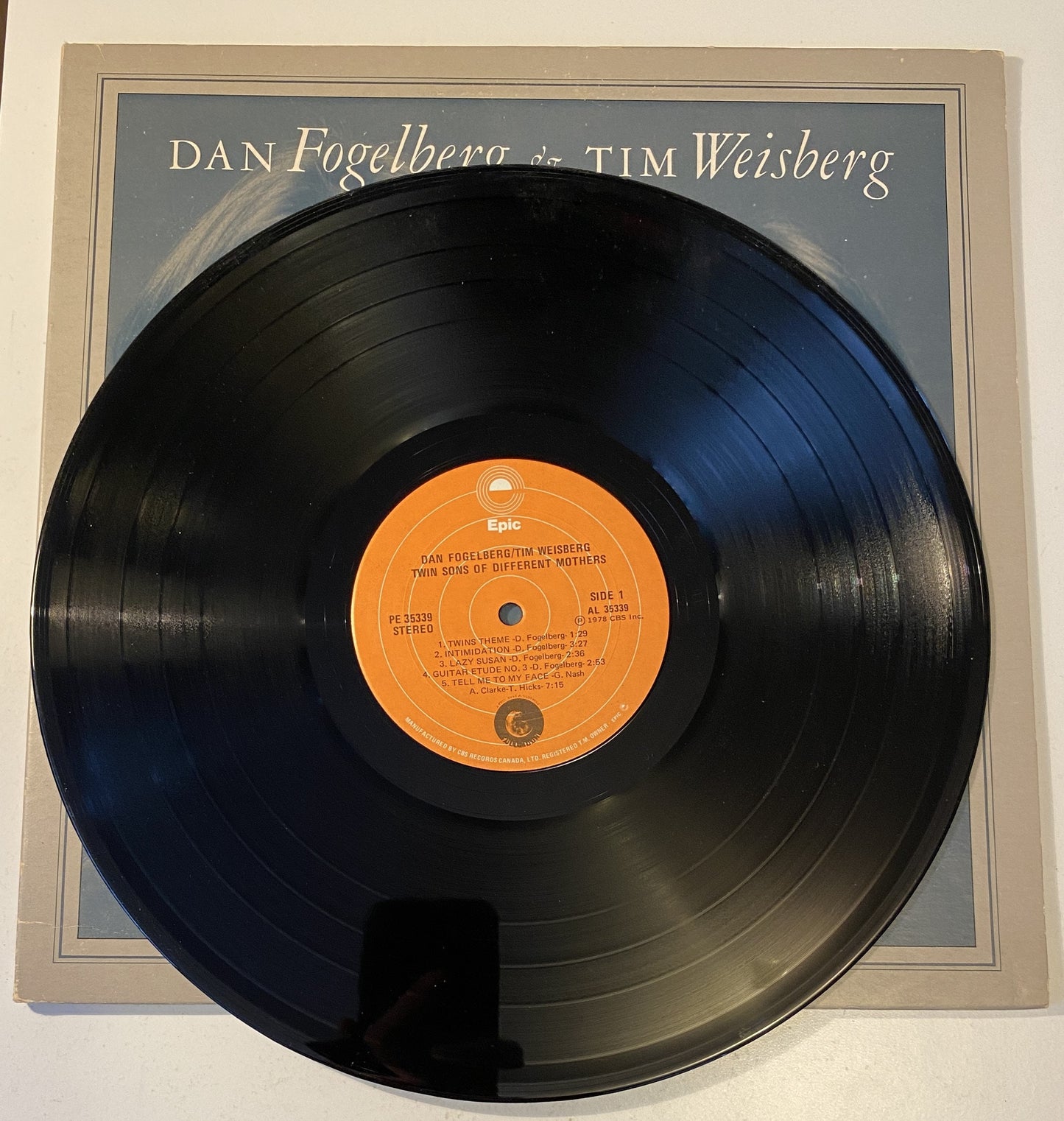 Dan Fogelberg & Tim Weisberg - Twin Sons of Different Mothers 1978 Vinyl LP Record