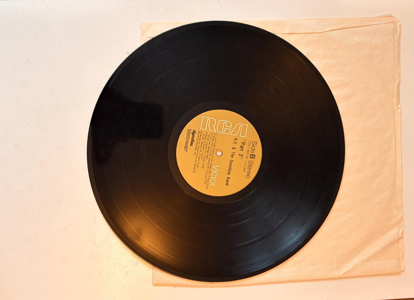 K.C and the Sunshine Band 'Part 3' Released 1976 by RCA