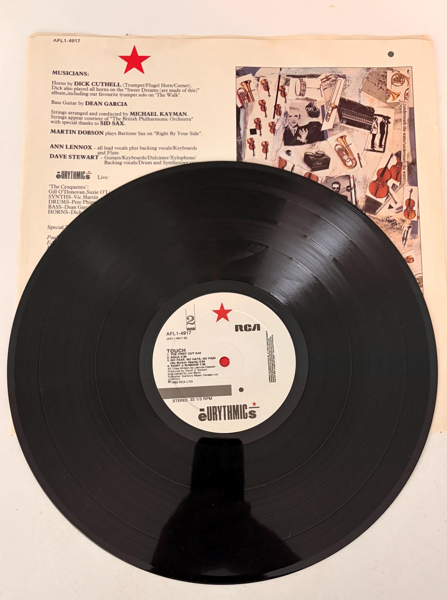 Eurythmics - Touch (Here Comes the Rain Again) 1983 Vinyl Record