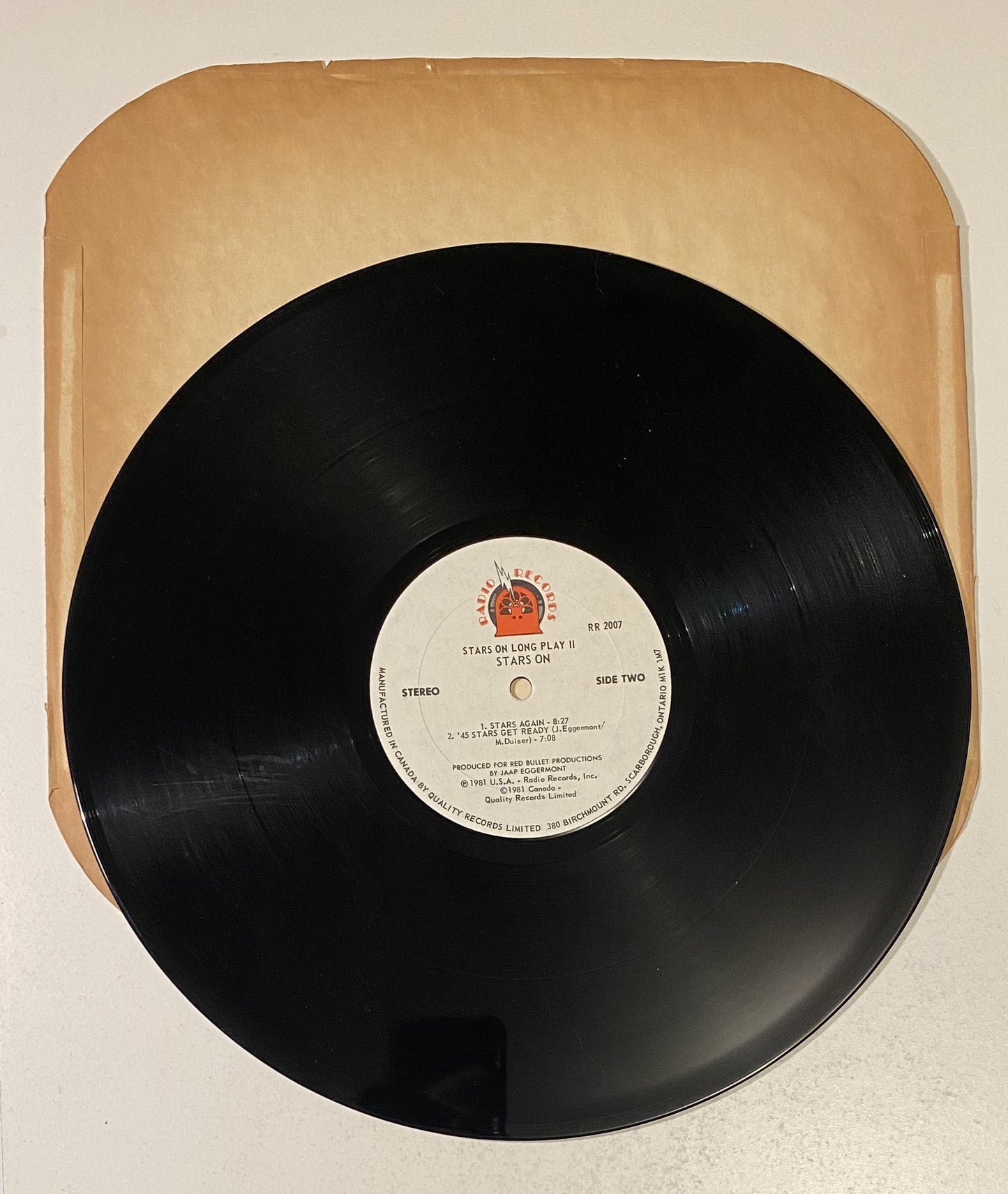 Stars on Long Play II 1981 Vinyl LP