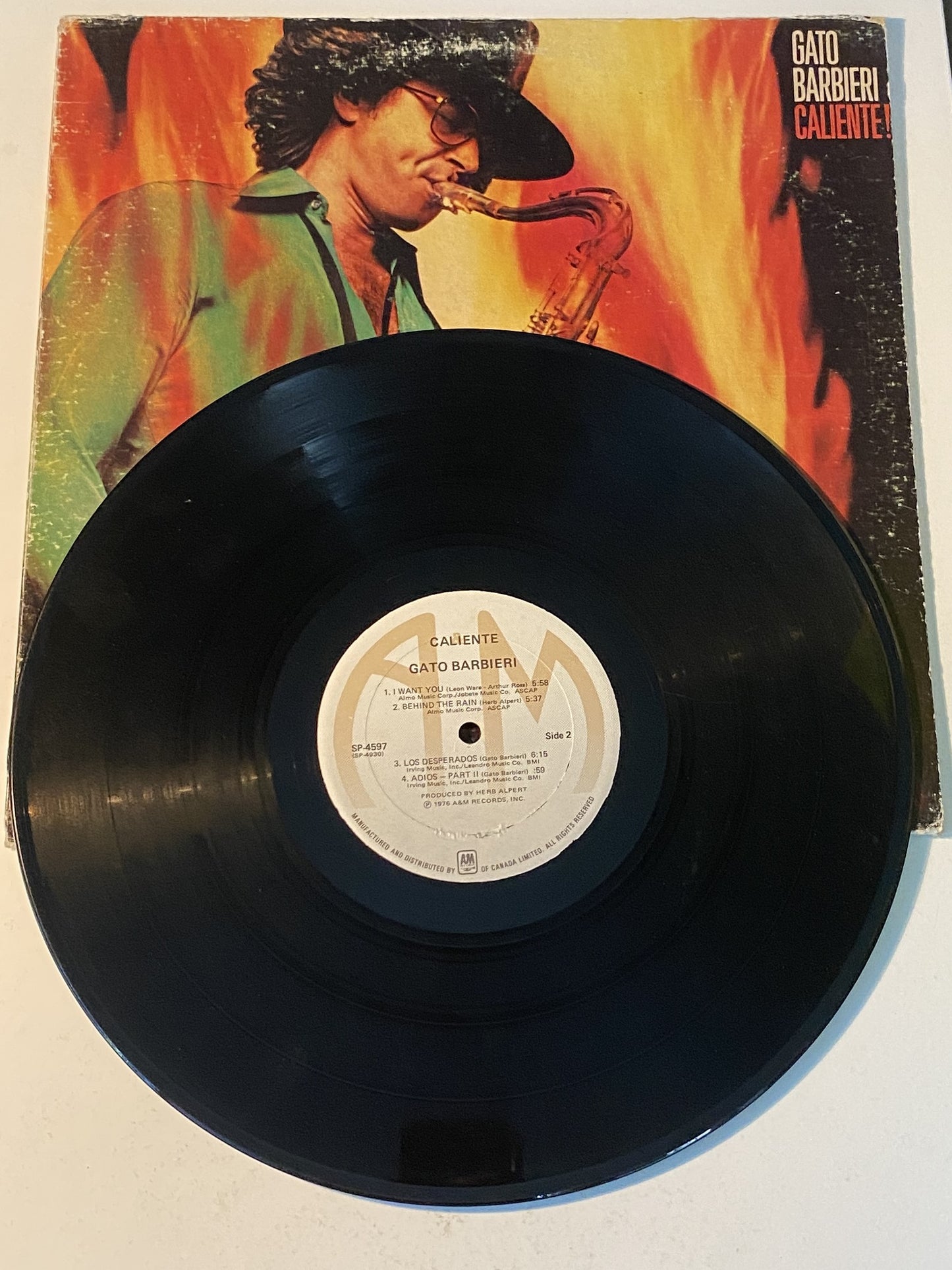 Gato Barbieri - Caliente 1976 Vinyl LP