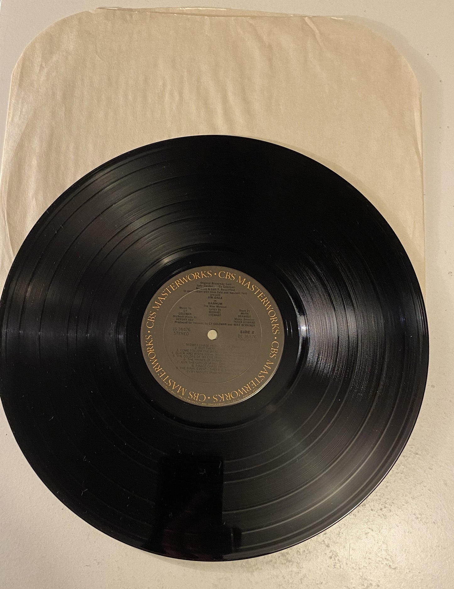 Jim Dale in Barnum - Original Broadway Cast 1980 Vinyl LP
