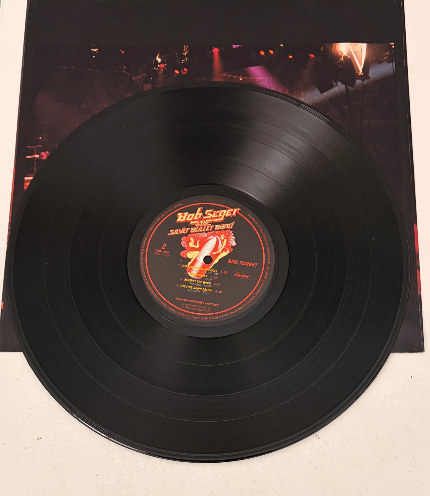 Bob Seger & the Silver Bullet Band - Nine Tonight 1981 Double Vinyl LP