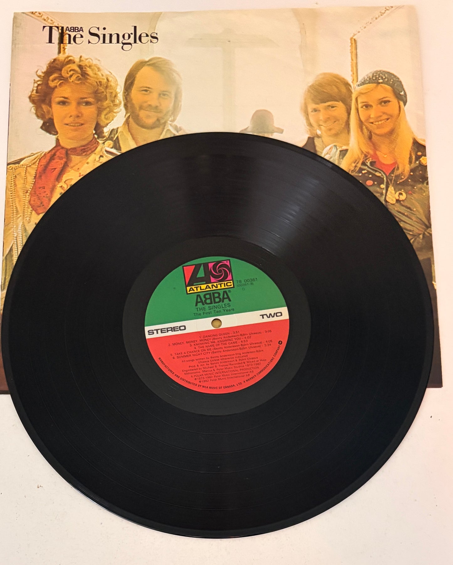 Abba The Singles - The First Ten Years Double Vinyl LP 1982