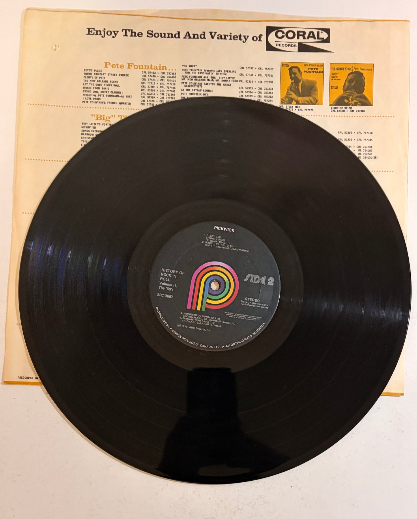 History of Rock N Roll 1979 Vinyl LP