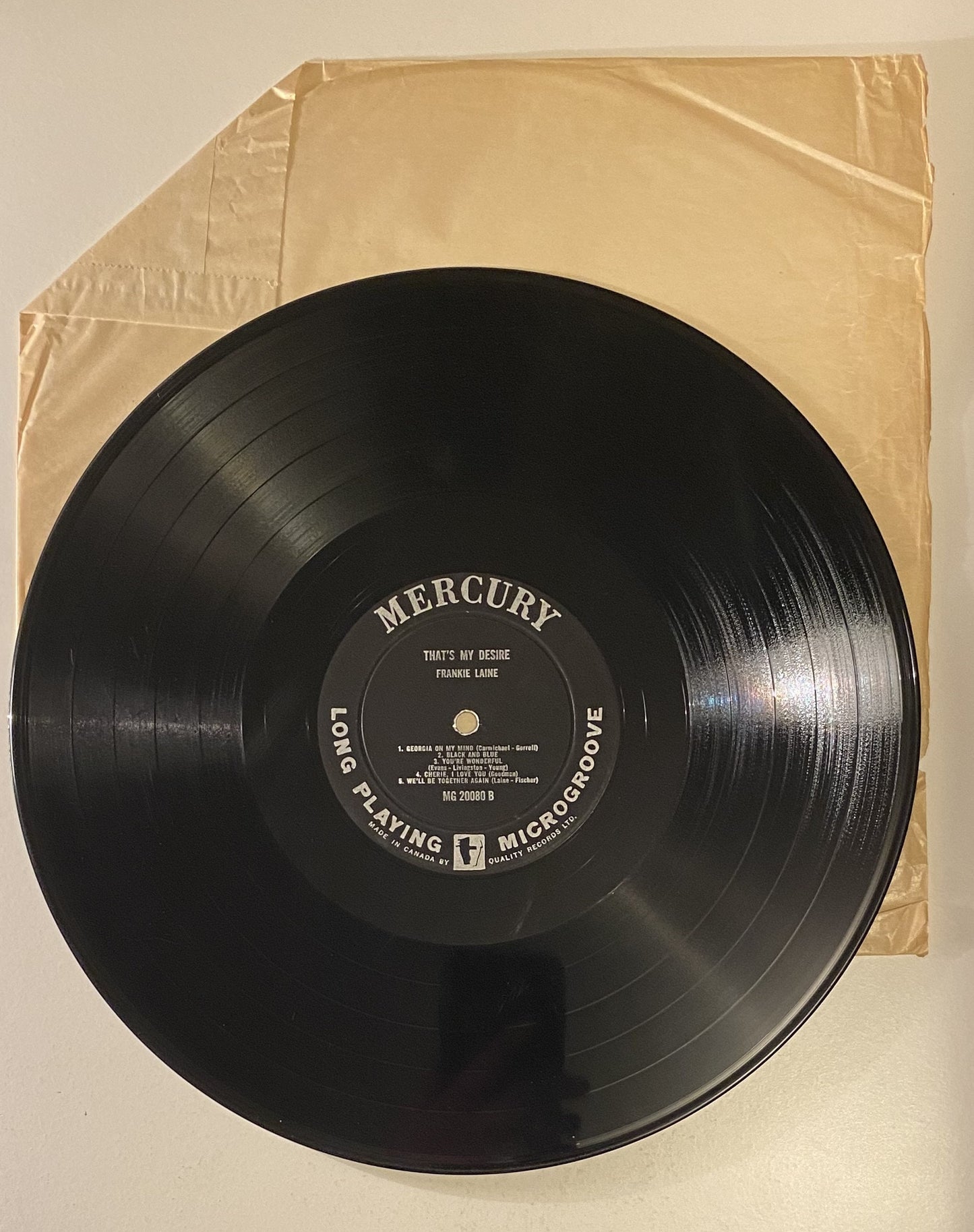 Frankie Laine - That's My Desire 1955 Vinyl LP