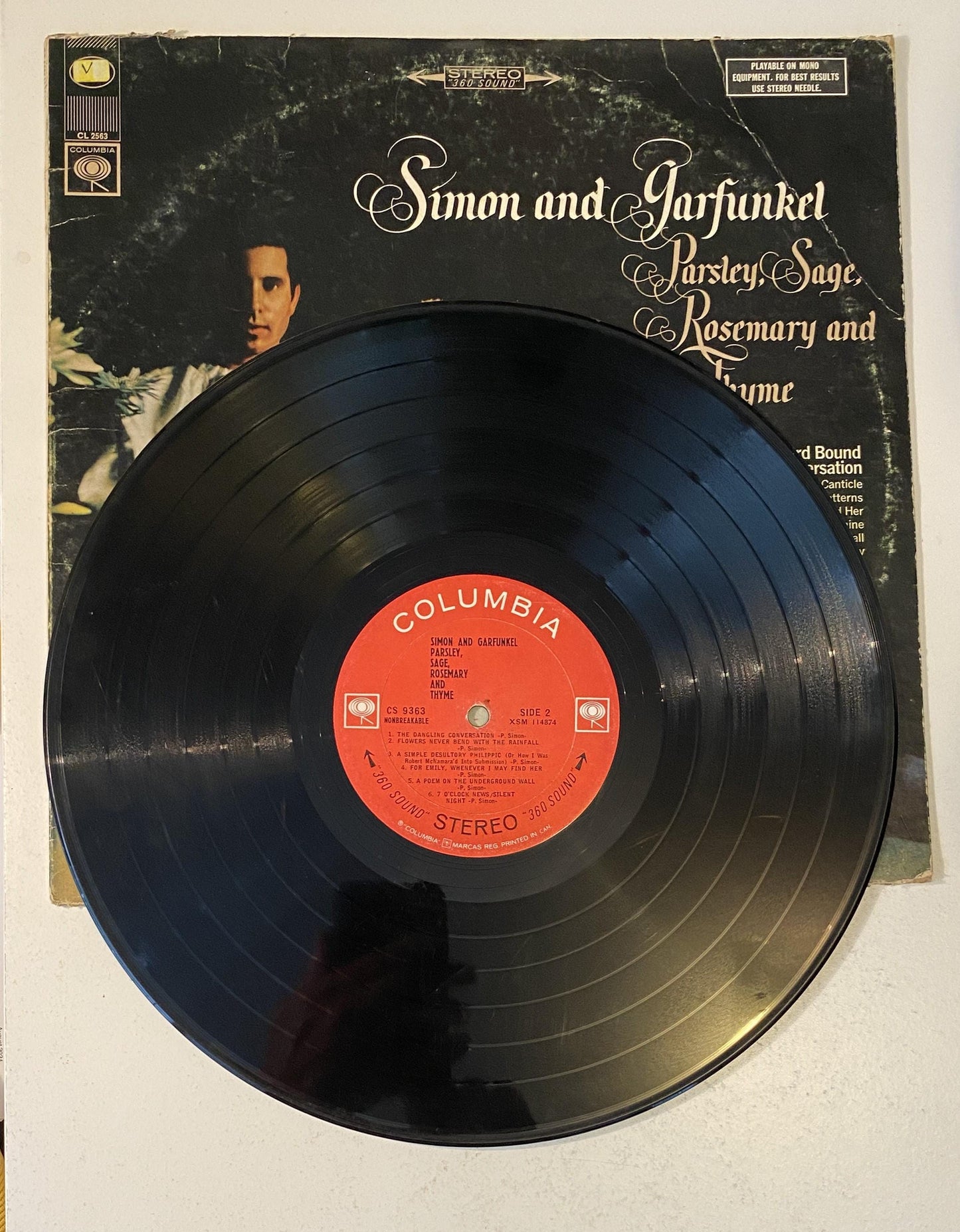 Simon and Garfunkel - Parsley, Sage, Rosemary and Thyme - 1966 Vinyl LP Record