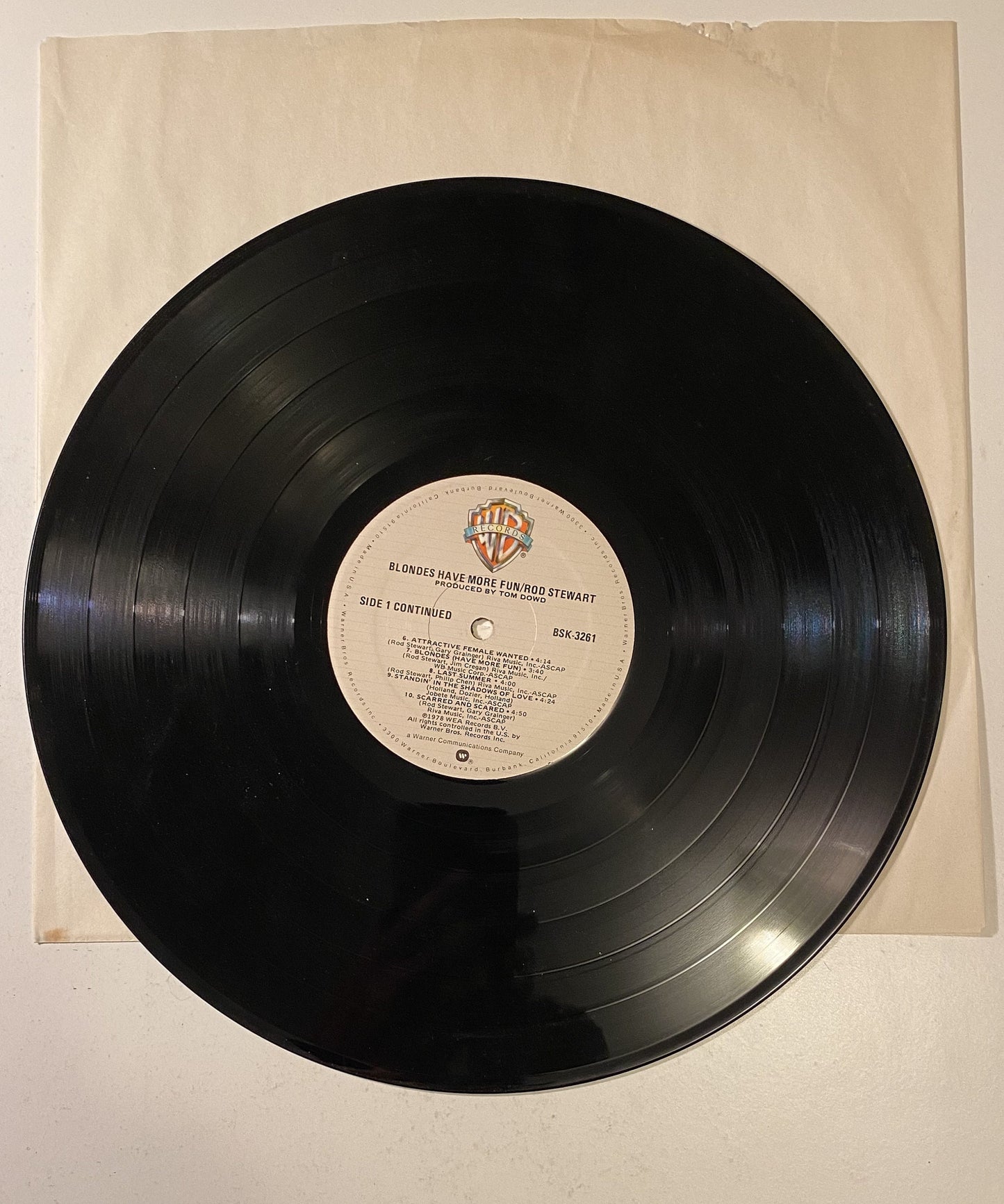 Rod Stewart - Blondes Have More Fun - 1978 Vinyl LP Record