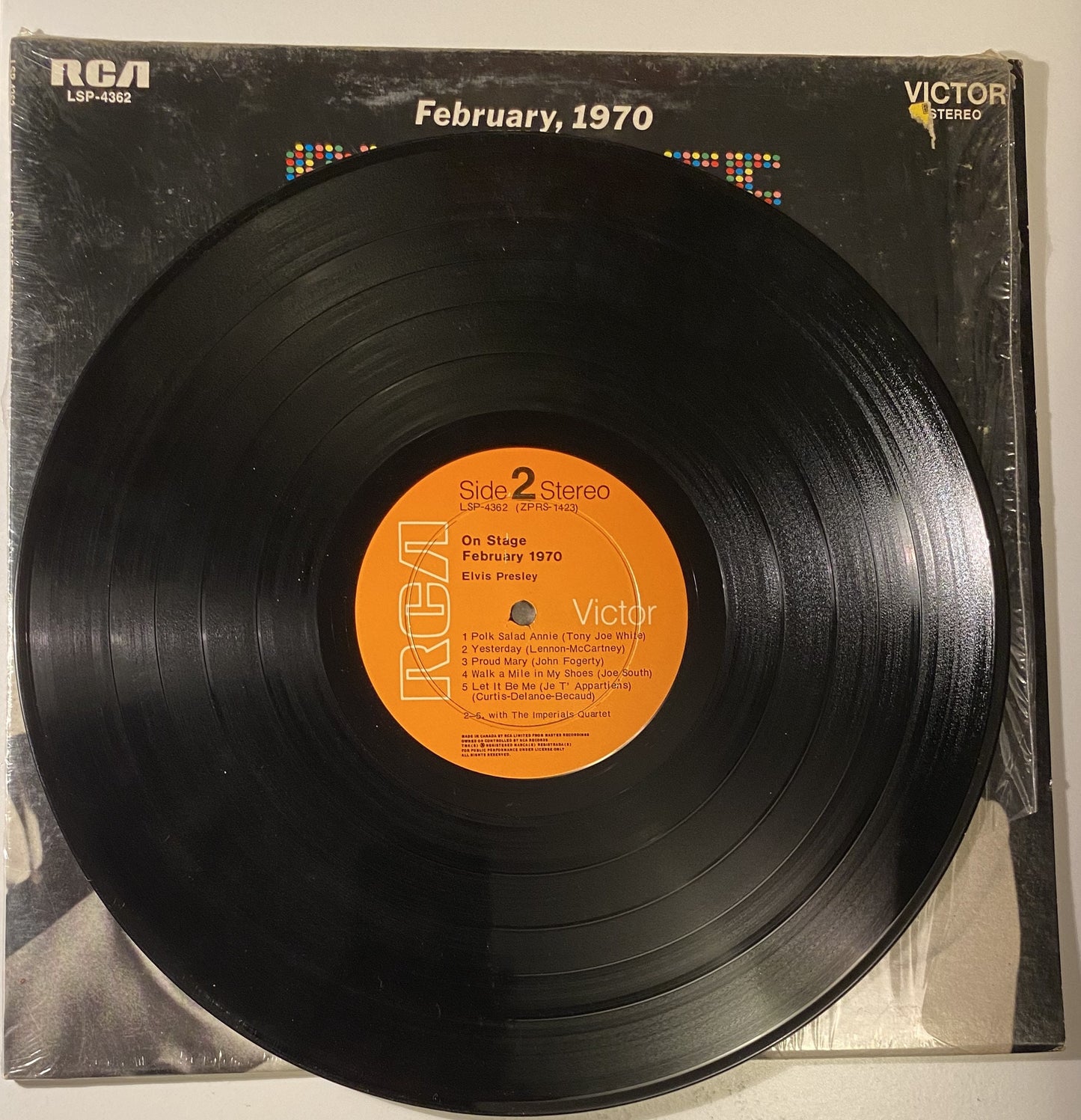 Elvis Presley - Elvis on Stage - 1970 Vinyl LP