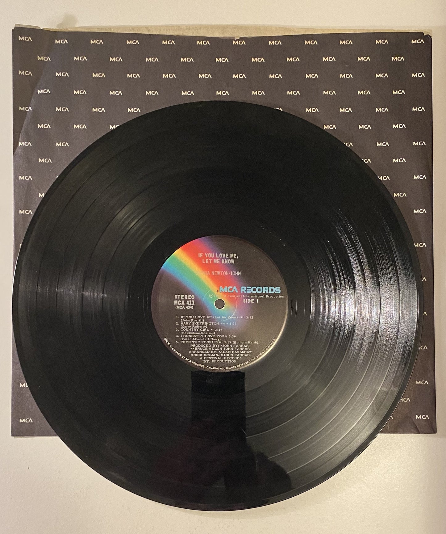 Olivia Newton-John - If You Love Me, Let Me Know - 1974 Vinyl LP