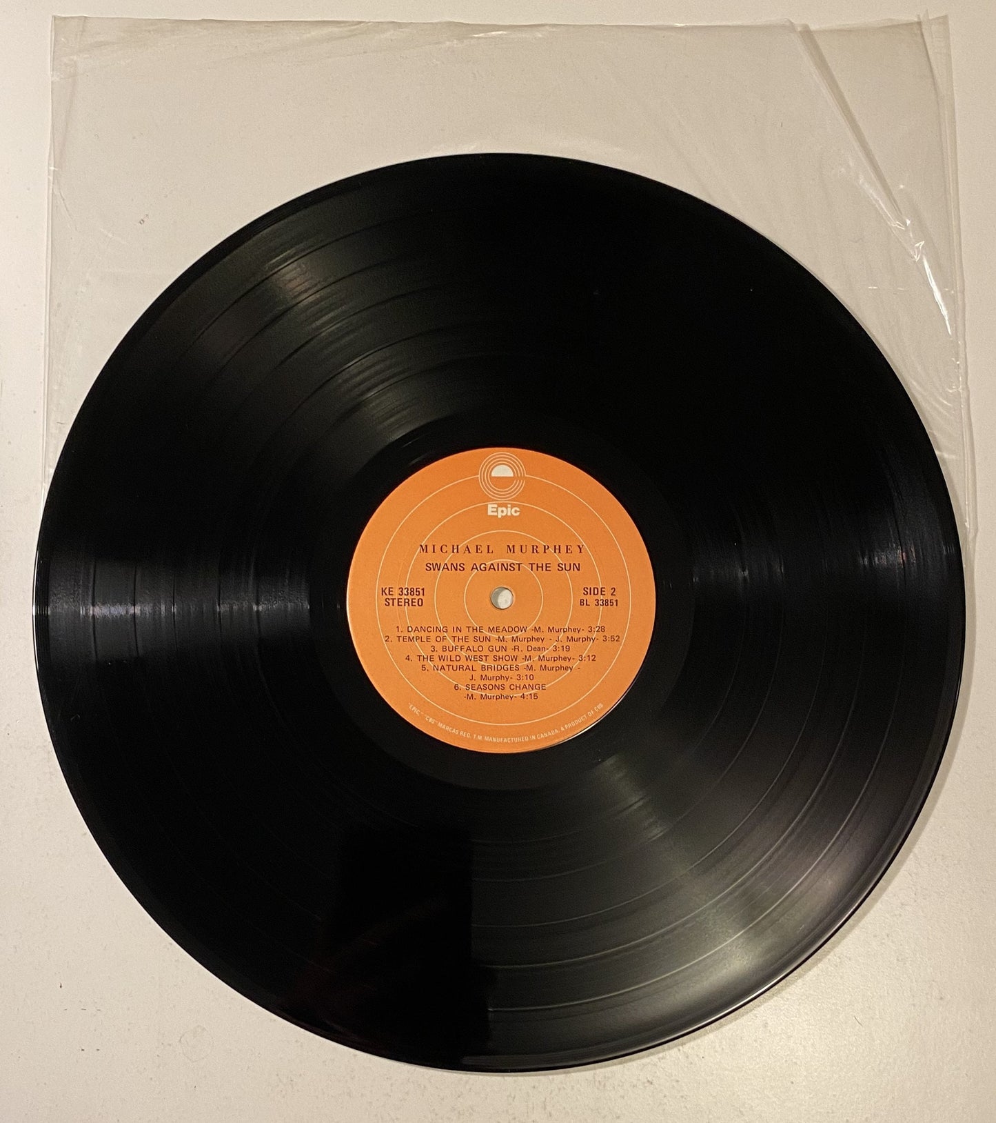 Michael Murphey Swans Against the Sun - 1975 Vinyl LP Record