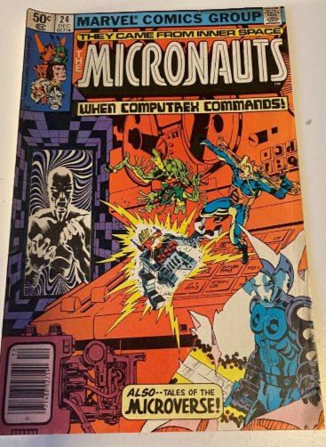 Lot of 5 Marvel Comics Micronauts 1979-1981