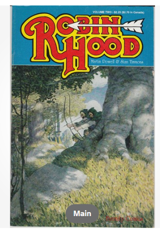 ROBIN HOOD (ETERNITY) (1989 Series) #2 Comic Book