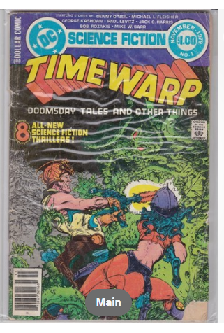 DC Timewarp 1979 Comic Book