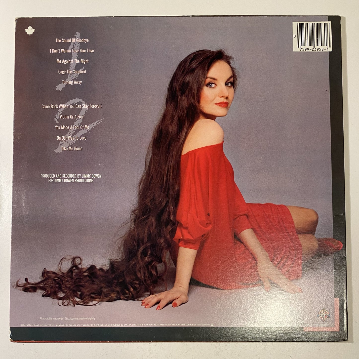 Crystal Gayle - Cage the Songbird - 1983 Vinyl LP Record