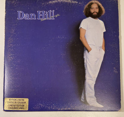 Dan Hill - Frozen in the Night 1978 Vinyl LP Record - Blue Vinyl edition