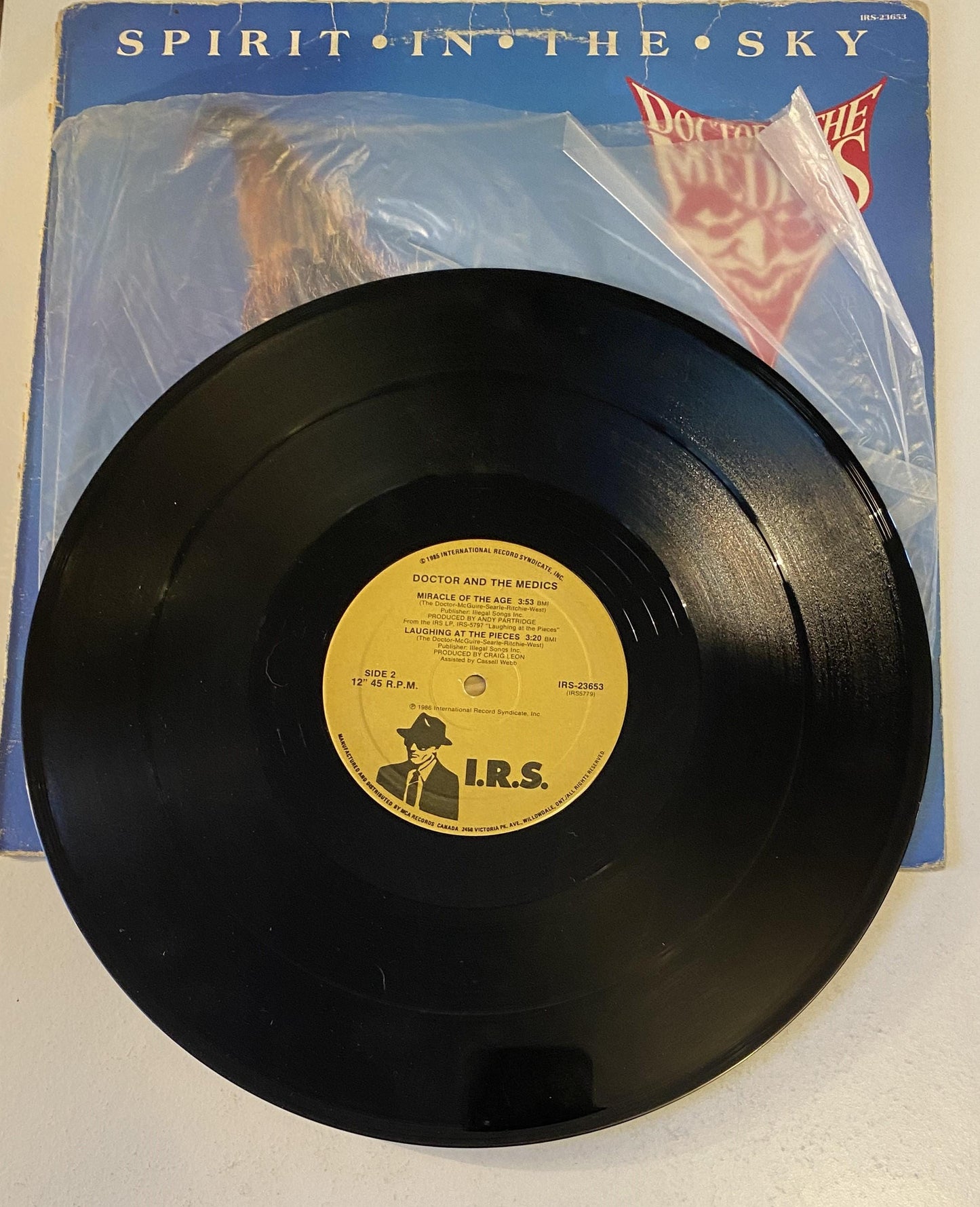 Doctor & the Medics - Spirit in the Sky - 1986 Vinyl LP (12" 45RPM)