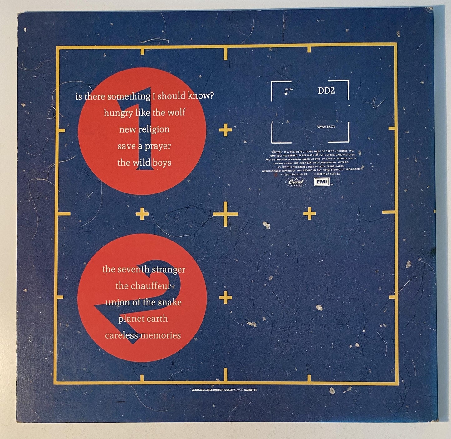 Duran Duran - Arena 1984 Vinyl LP