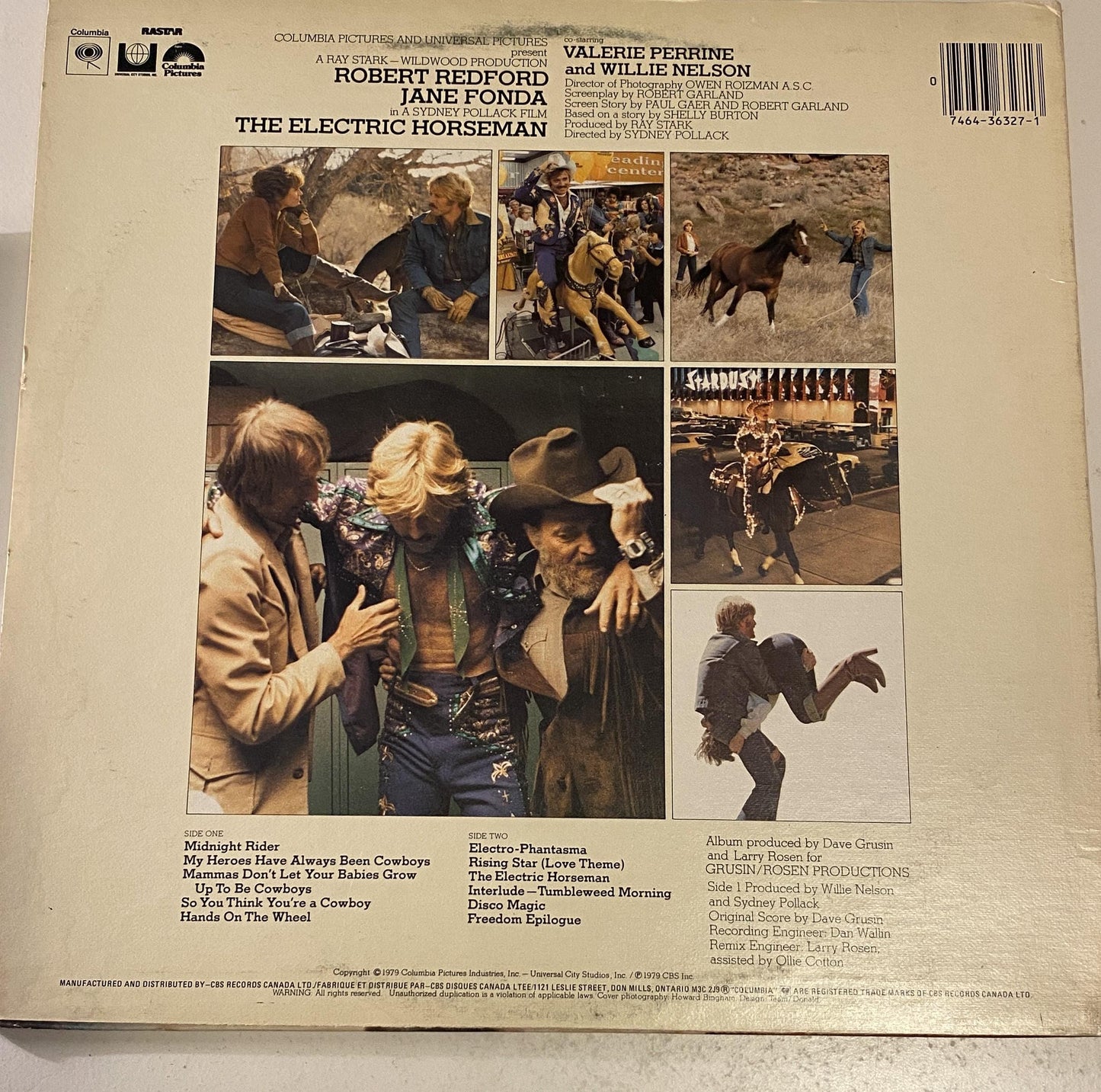 The Electric Horseman Original Soundtrack with Willie Nelson 1979 Vinyl LP
