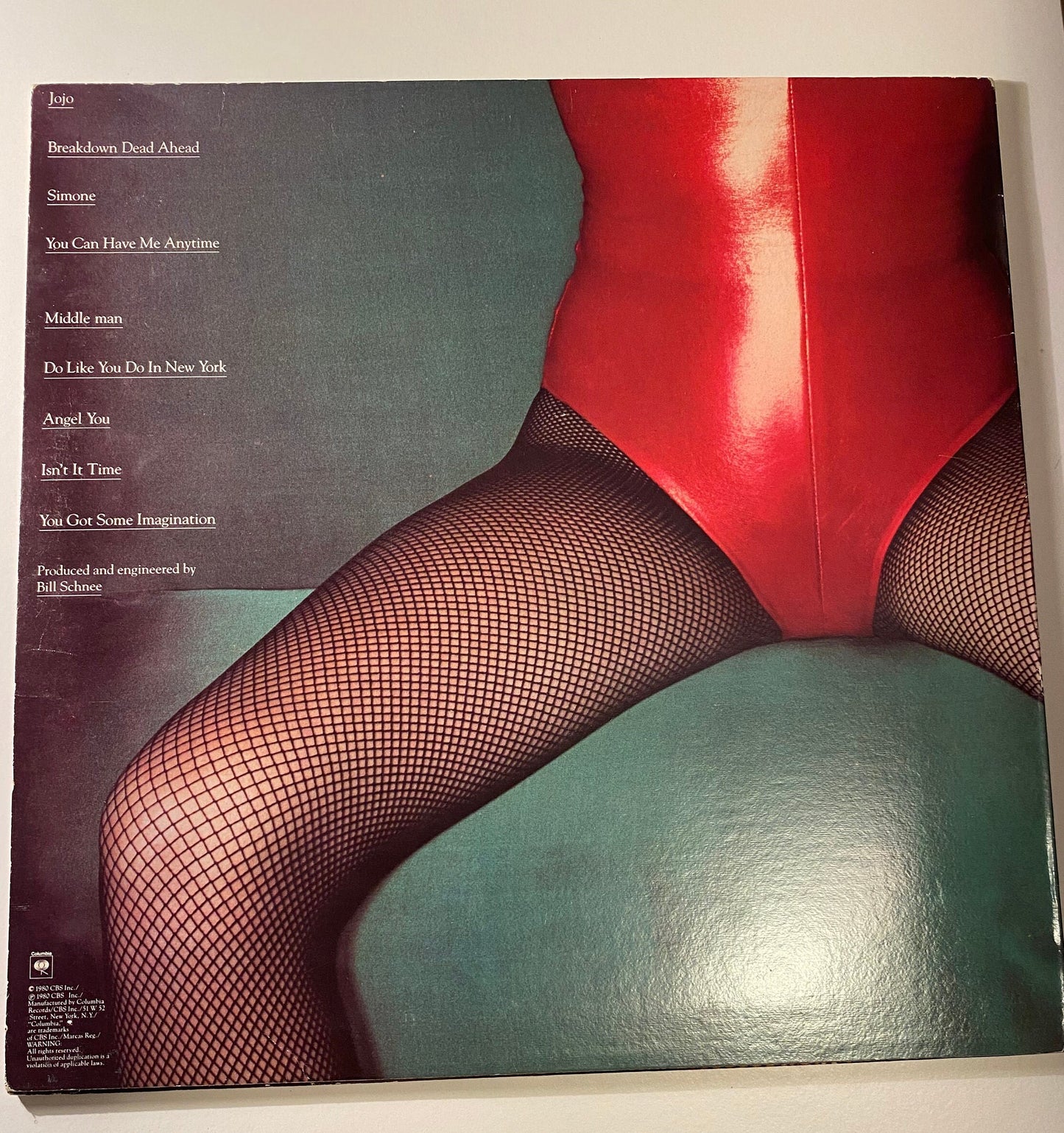 Boz Scaggs - Middle Man - 1980 Vinyl LP