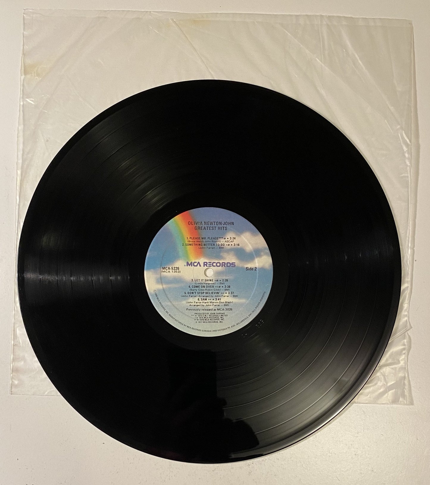 Olivia Newton-John Greatest Hits - 1980 Vinyl LP