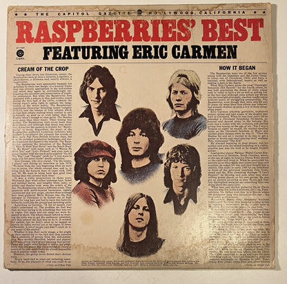 Raspberries – Raspberries' Best - Featuring Eric Carmen 1976 Vinyl LP Record