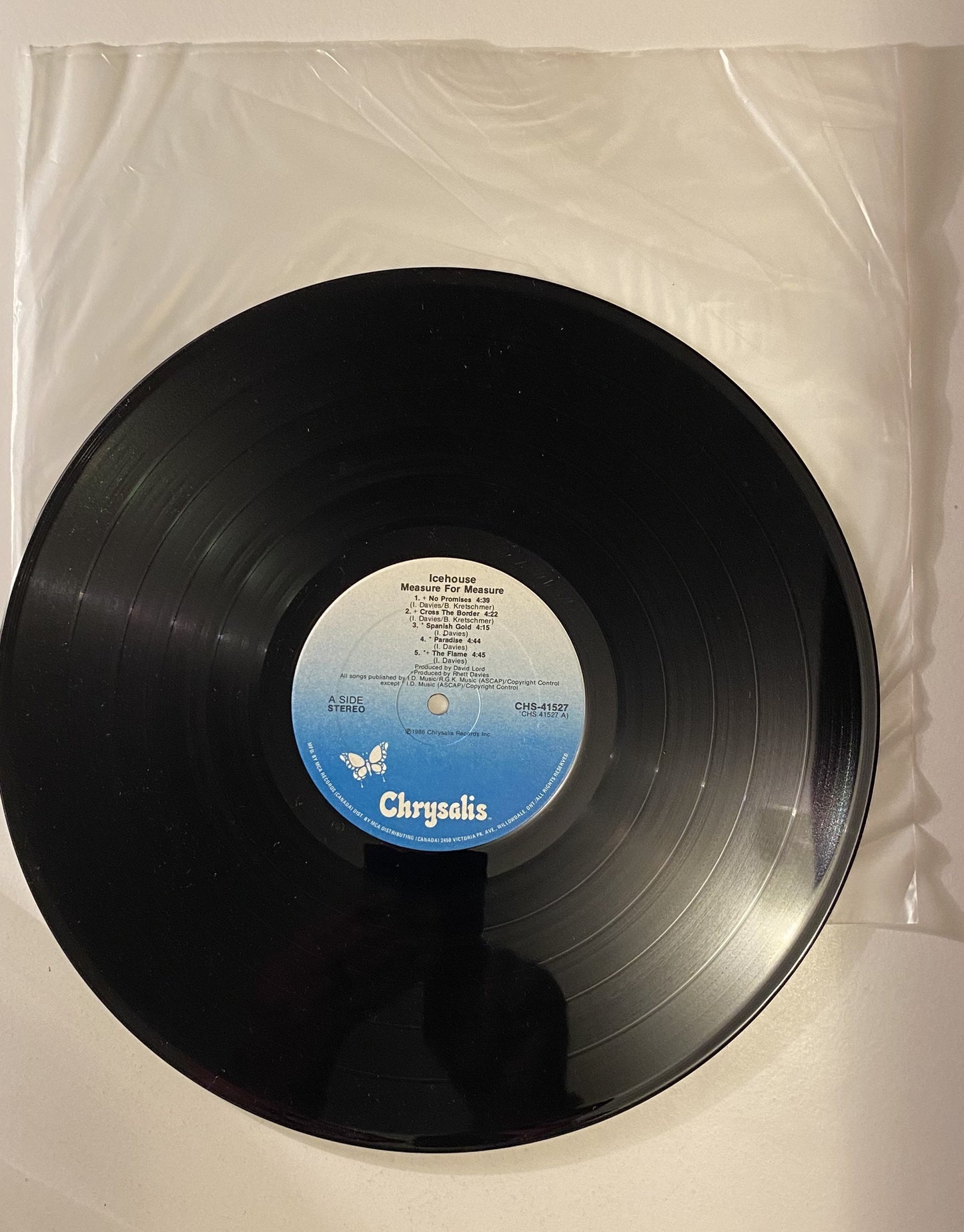 Icehouse - Measure for Measure - 1986 Vinyl LP