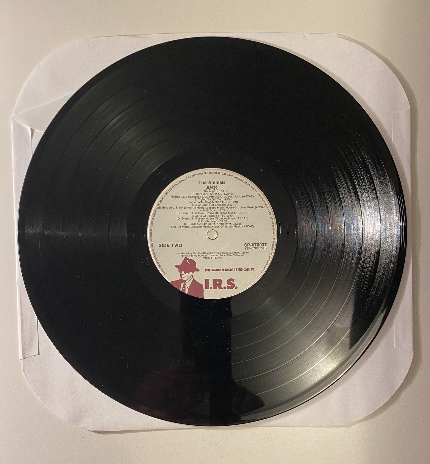 Eric Burdon and the Animals - Ark - 1983 Vinyl LP