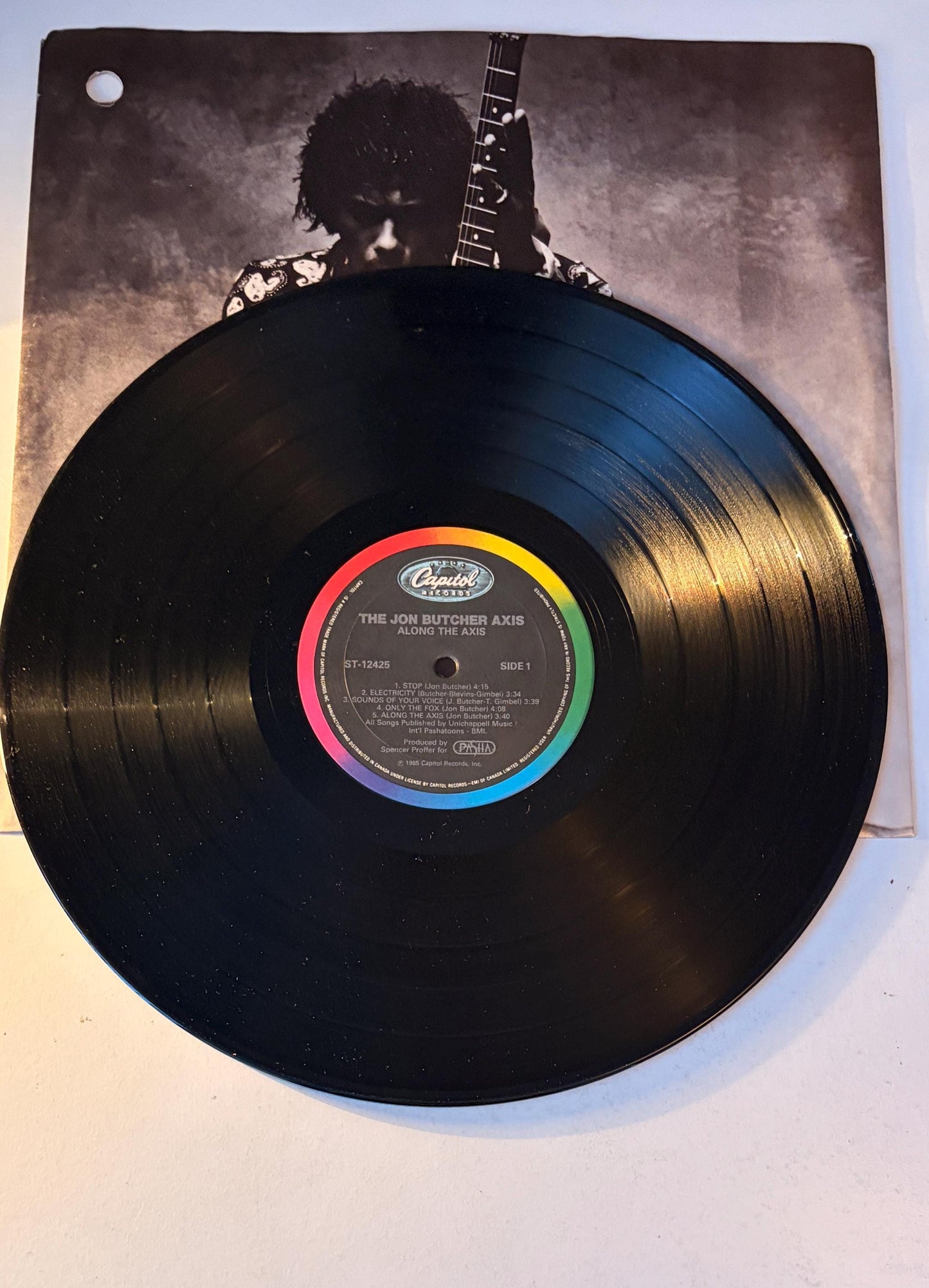 The Jon Butcher Axis - Along the Axis 1985 Vinyl Record