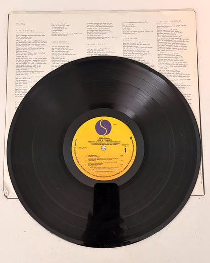 Madonna - Like A Prayer 1989 Vinyl Record