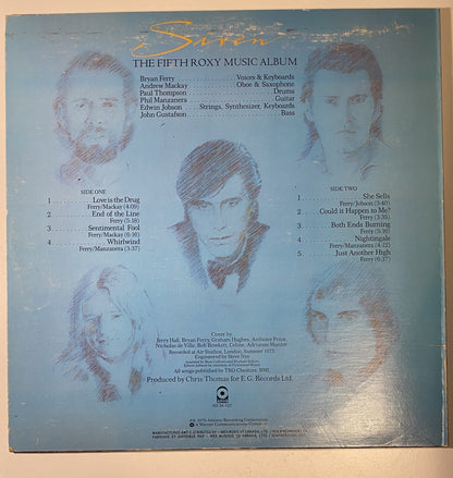 Roxy Music - Siren - 1976 Vinyl LP