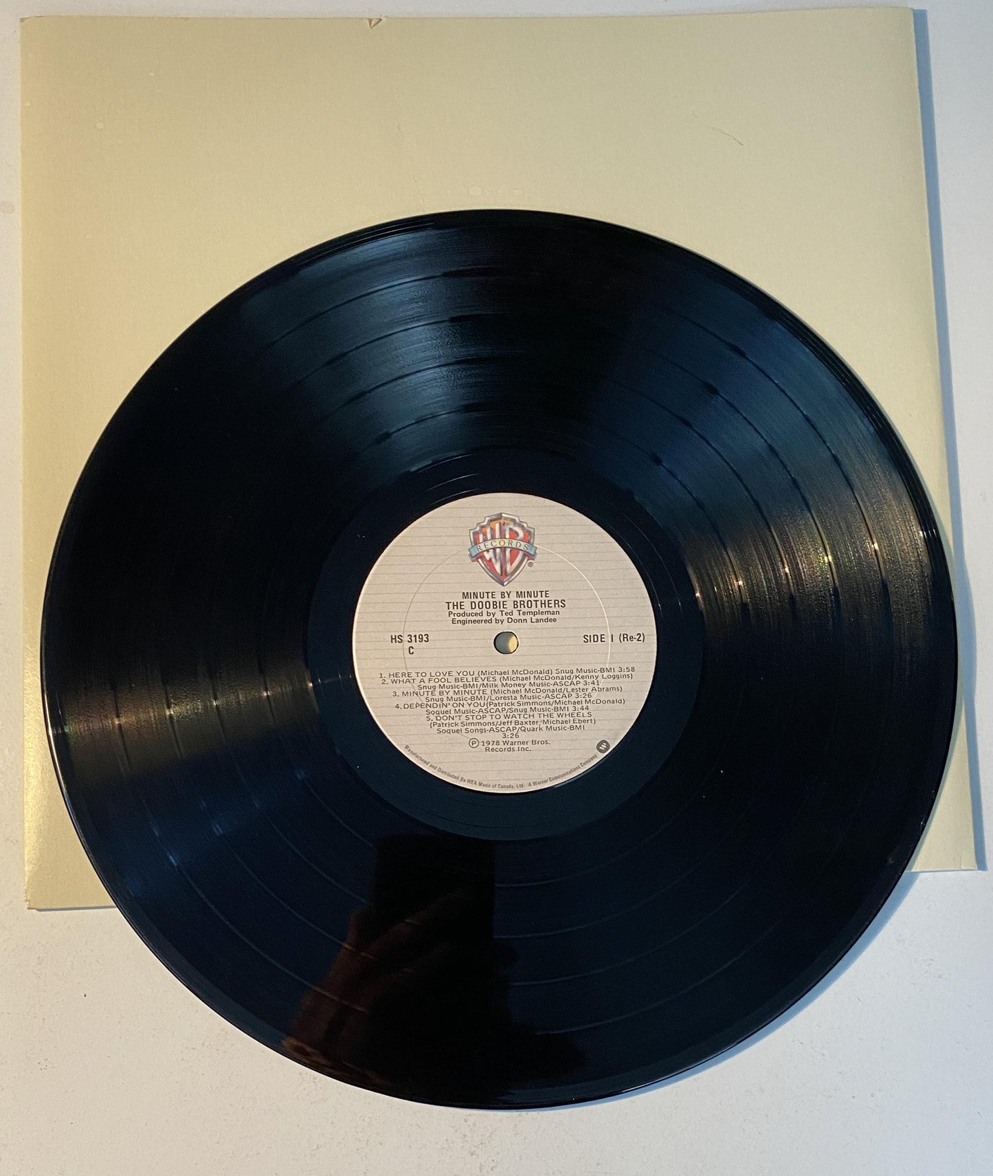Doobie Brothers - Minute by Minute 1980 Vinyl LP Record