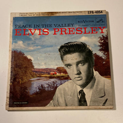Elvis Presley - Peace in the Valley 1957 45 RPM Vinyl LP