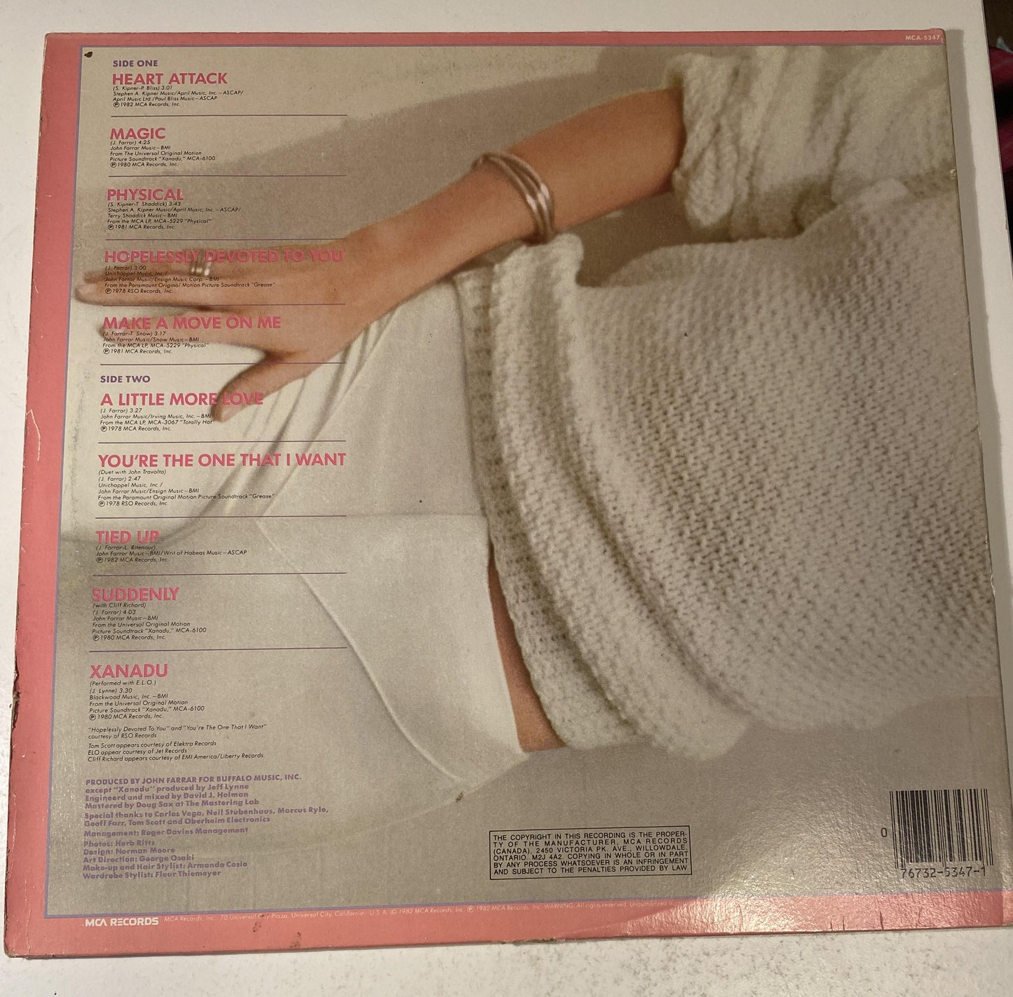 Olivia Newton-John - Olivia's Greatest Hits 2 - 1982 Vinyl LP