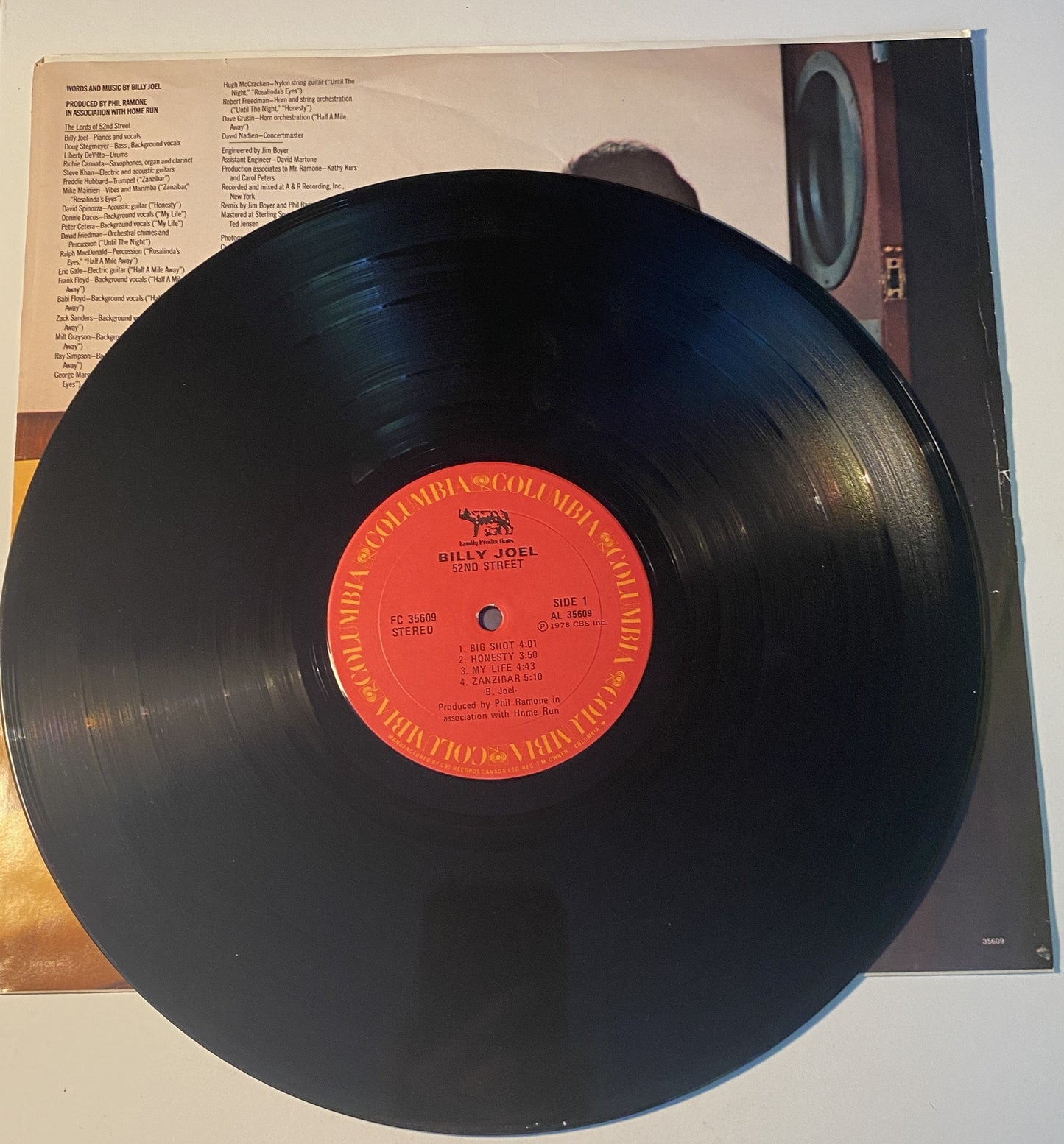 Billy Joel - 52nd Street - 1978 Vinyl LP Record