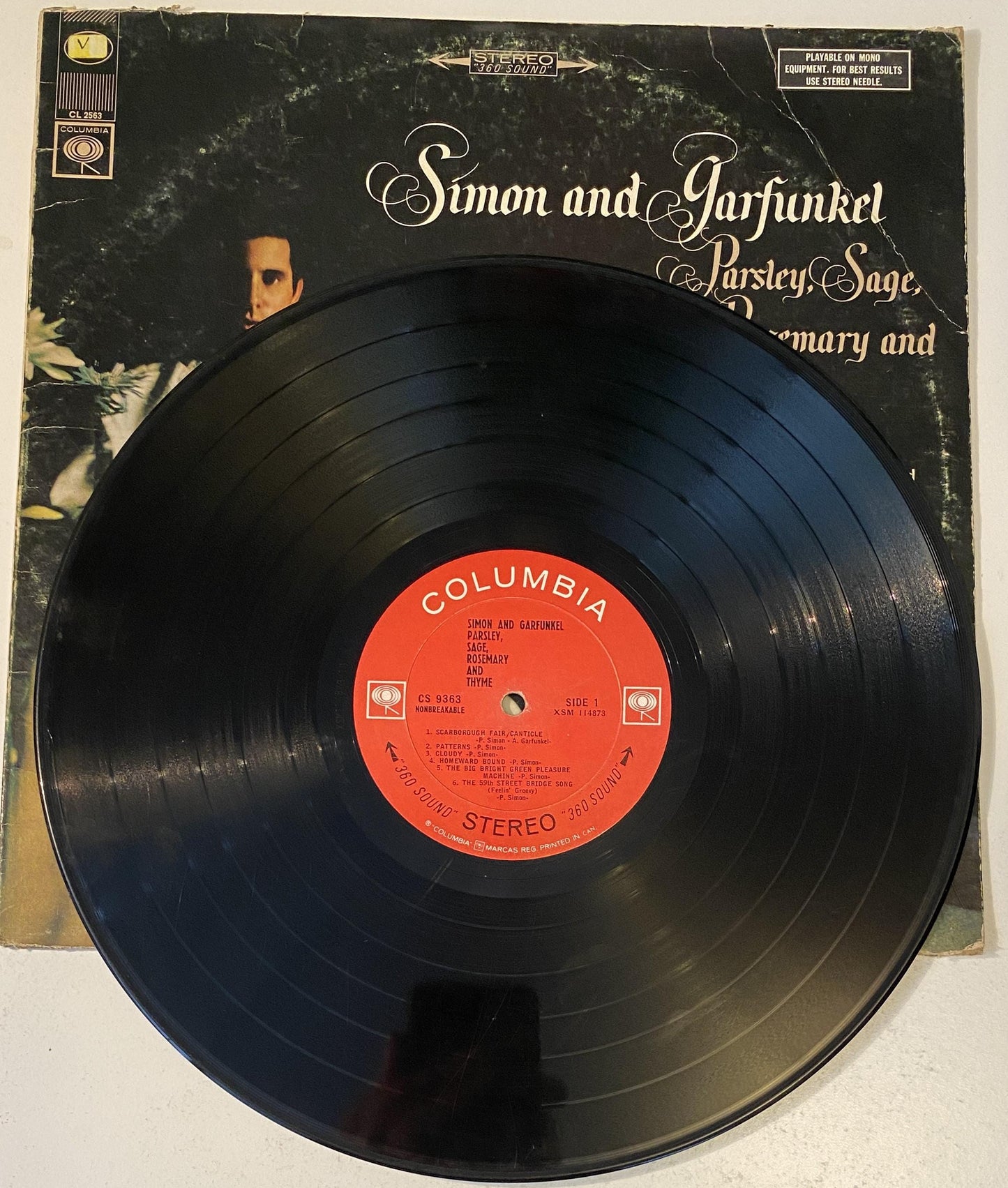 Simon and Garfunkel - Parsley, Sage, Rosemary and Thyme - 1966 Vinyl LP Record