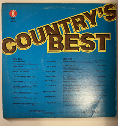 K-Tel Country's Best - 1979 Vinyl LP