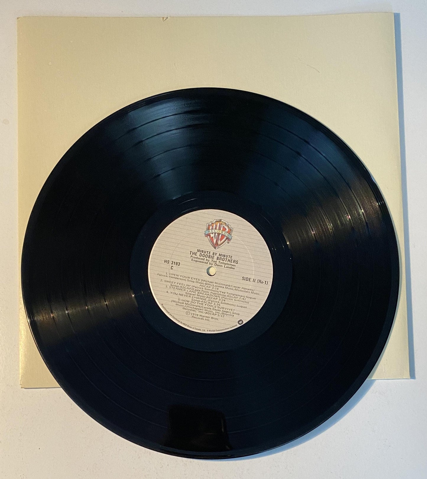 Doobie Brothers - Minute by Minute 1980 Vinyl LP Record