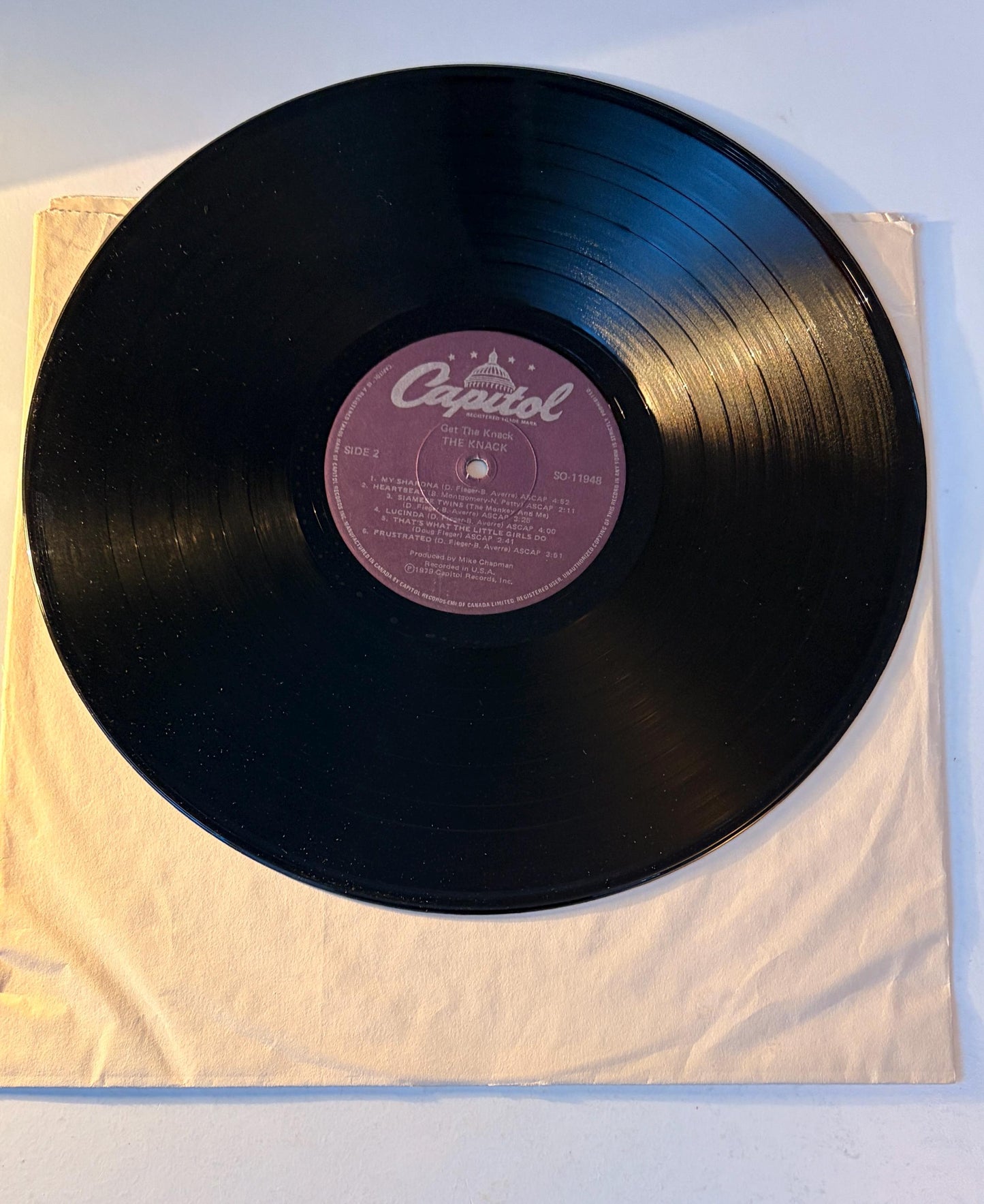 The Knack - Get The Knack 1979 Vinyl Record