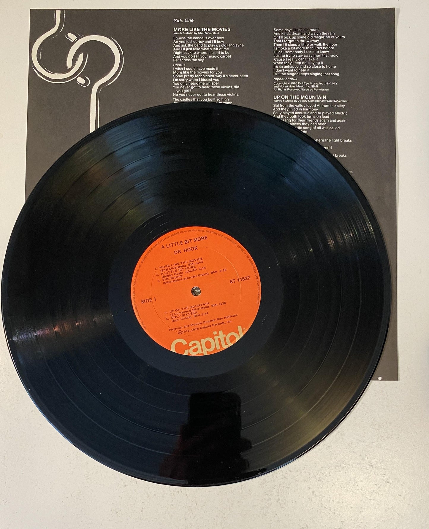 Dr. Hook - A Little Bit More - 1976 Vinyl LP Record