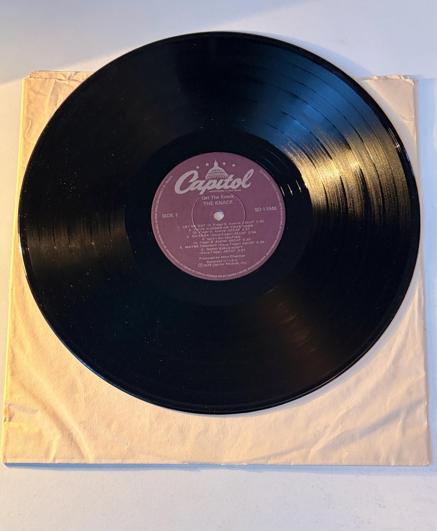 The Knack - Get The Knack 1979 Vinyl Record