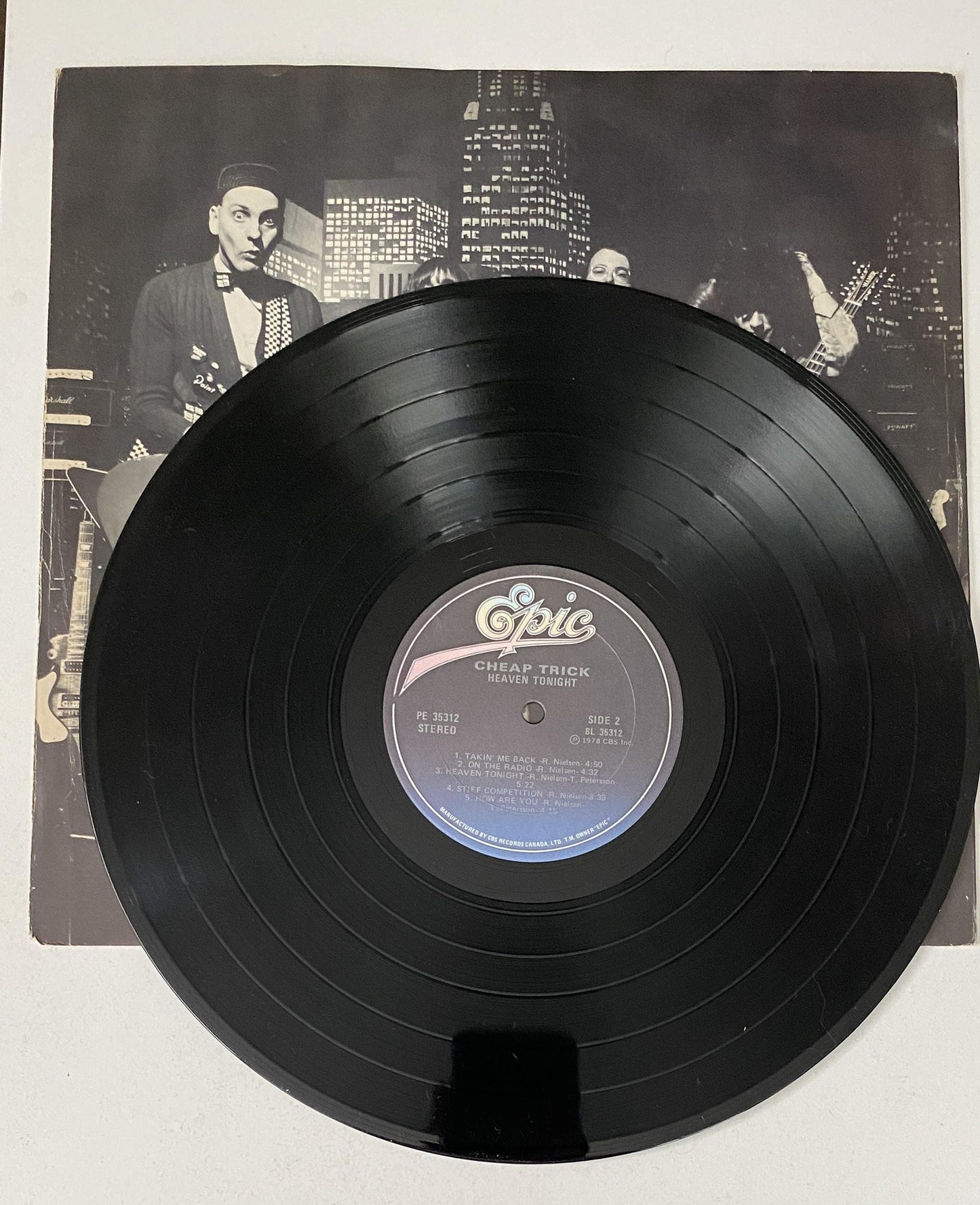 Cheap Trick - Heaven Tonight 1979 Vinyl LP Record