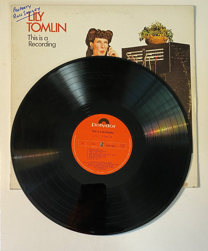 Lily Tomlin - This is a Recording - 1971 Vinyl LP Record