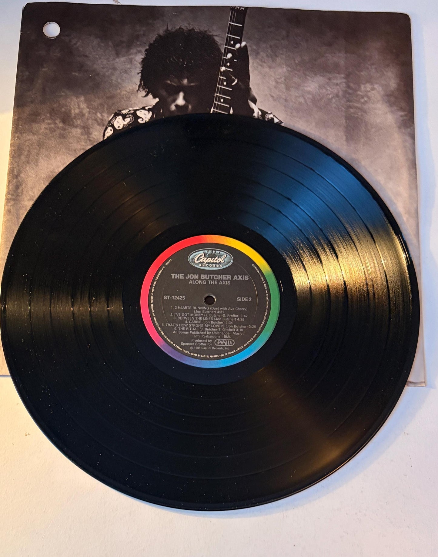 The Jon Butcher Axis - Along the Axis 1985 Vinyl Record
